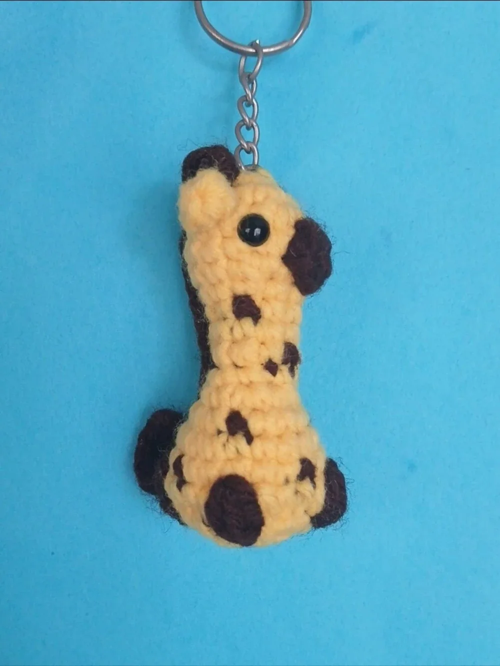 Crochet Giraffe Keychain
